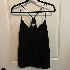 J Crew Scalloped Racerback Tank Top